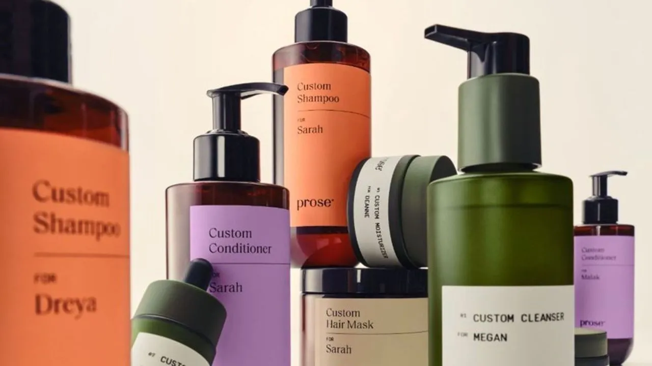 Prose custom skincare cleanser, serum, and moisturizer