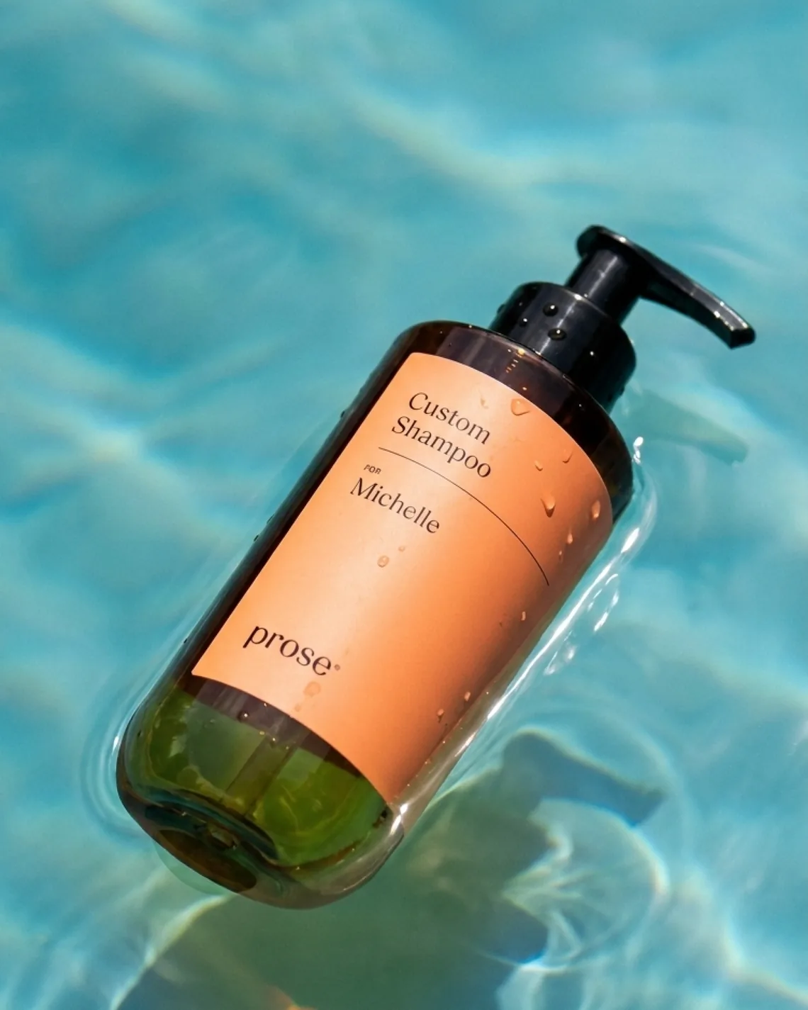 Prose custom shampoo bottle